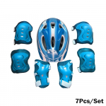 7 tk. komplekt Lapsed poisid T&uuml;drukud Kiiver P&otilde;lve Randmekaitse K&uuml;&uuml;narnukikaitsmed Lapsed Jalgrattas&otilde;idu Uisu Jalgratta Kiivri Kaitse