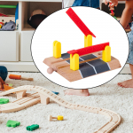 Premium puidust rongir&ouml;&ouml;baste komplekt &ndash; ideaalne ehitamiseks ja loomiseks Level Crossing