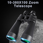 10-380x100 V&otilde;imas Binokkel Pika Vahemaa Teleskoop Suum HD Bak4 Suure Suurendusega Professionaalne Monokulaar V&auml;listurismiks only Binoculars