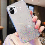 Luksuslik Bling Glitter telefoni&uuml;mbris xiaomi mi 10 10T 10S 11i 11T pro 11 lite 5G Ultra Full Cover jaoks redmi note 11 Pro 11S &uuml;mbrisele for xiaomi mi 10 must
