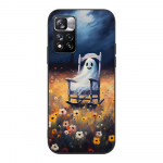 Esteetiline armas kummituskunsti &uuml;mbris Xiaomi Redmi Note 11 10S 8T 10 12 Pro Plus 11T 8 9 11E 11S 5 9S 7 pehme TPU must telefoni kaas Redmi Note 5 Pro