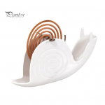 Tigu t&otilde;rjuv viirukipooli hoidik Tugev spiraalne t&otilde;rjuv viirukip&otilde;leti kaasaskantav lauaarvuti tuhap&uuml;&uuml;dja ​​aluse aluse kaunistus valge