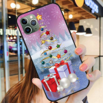 BS-6 j&otilde;ulukinke silikoon&uuml;mbris iPhone 15 14 Xiaomi POCO M6 F6 Redmi Note 13 12 13C 8 9 Samsung S24 S23 S22 S21 FE Pro Plus Ultra jaoks Redmi Note 12 5G p&otilde;drapruun