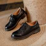 Naiste Brogue Kingad Naiste Platvorm Oxford Kingad Madalad Briti Stiil Vintage L&otilde;ikemustritega Madalad Vabaaja Naiste Kingad Oxford Kingad Retro 40 must
