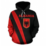 Albaania lipp Kaart Graafilised dressipluusid Uued pusad ja dressid Mood Spordi pulloverid Eagle 3D prinditud pusad Meeste Topid M