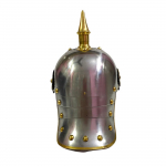 Saksa Pickelhaube kiiver Keiserlik Preisi kiiver Naastudega WW1 Soomuskiiver Kantav Ohvitseri kiiver