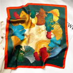 70 * 70 cm uus siidist v&auml;ike kandiline sall naiste kaela kaitseks Professionaalne sall Mitmek&uuml;lgne juukseside peasall sall 70*70CM