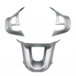 3 tk / komplekt s&uuml;sinikkiust auto rooliratta kaunistuse katte kleebis sobib Peugeot 2008 208 308 2014 2015 2016 2017 2018 jaoks