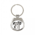 Saluki, Persian Greyhound, Arabian hound, Gazelle hound - keychain with a dog, keychain with a print, personalized pendant from the Art-Dog brand