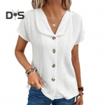 Naiste &Uuml;lemine Suvi &Uuml;hev&auml;rviline N&ouml;&ouml;pidega Elegantne Mugav Kampsuni Stiilis Rev&auml;&auml;rkraega Naiste &Uuml;lemine Daamide Varustus M valge