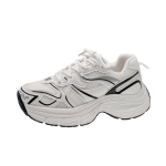 Suvised Naiste Luksusdisaineri Mood Fitness Paksud Jooksutossud Hingavad Tennise Suurendatud Jooksmiseks Vulkaniseeritud Tossud 36 white