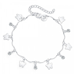 925 h&otilde;bedast liblikas AAA tsirkoonist k&auml;ev&otilde;ru moeehted 20CM