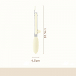 4TK Silikoonist k&ouml;&ouml;gin&otilde;ud Mittenakkuva spaatliga Toit supilusikaga K&ouml;&ouml;gin&otilde;ud Labidas Supilusikas K&ouml;&ouml;gin&otilde;ude komplekt K&ouml;&ouml;git&ouml;&ouml;riistad 9-inch bracket milk yellow food clip