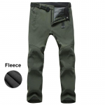 Talvised Softshell Thermal matkap&uuml;ksid meeste fliisist p&uuml;ksid veekindlad soojad t&ouml;&ouml;p&uuml;ksid XXXL roheline