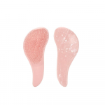 Pehme kamm, antistaatiline juukseharja k&auml;epide, lahtiharutav kamm, du&scaron;&scaron;, massaaž, kamm, salongi juuksekujunduse tarvikud kollane