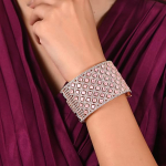 Juveelid Roosa kullaga h&otilde;bedaga kaetud punane roheline roosa valge Ameerika teemant CZ kivist avatav k&auml;ev&otilde;ru Kada naistele/t&uuml;drukutele