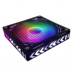 LED-tuledega jahutusventilaator Xbox Series X konsooli tarvikutele 15*15*3cm must
