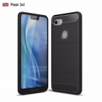 Kummist silikoon&uuml;mbris Google Pixel 3XL p&otilde;rutuskindel s&uuml;sinikkiust telefoni kate Pixel 3 xl google pehmete TPU &uuml;mbriste jaoks Pixel 3 XL must