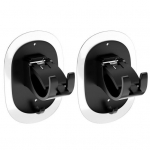 2 tk Kardinapuu konksud Kaks paigaldusviisi Isekleepuv, t&otilde;ukamata libisemisvastane Seina mulgustamine naeltega Suurep&auml;rane kandev&otilde;ime magamistuba elutuba 2pcs must