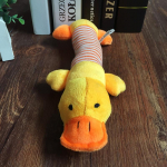 Pet Plush interaktiivsed m&auml;nguasjad Squeaker Quack Sound n&auml;rimism&auml;nguasi Duck