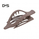 Naiste juukseklambri lehe kuju Libisemisvastased hambad Juuste n&ouml;&ouml;pn&otilde;el Tagumine pea juuksehoidja Lihtne kanda juukseaksessuaar helehall v&auml;rv