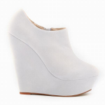 Naine Flock Nahast poolsaapad 14 cm &Uuml;lik&otilde;rged kontsad Kingad Kiilud Platvorm T&otilde;mblukk L&uuml;hikesed saapad Moodsad naiste kingad 37 valge