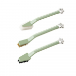 K&ouml;&ouml;gipuhastusharjade komplekt, s&uuml;vagaasipliit messingist traathari gaasipliitihari puhastushari &otilde;hupuhasti rasvam&auml;&auml;rde jaoks valge