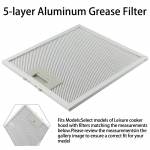 1 tk pliidi &otilde;hupuhasti filtrid metallv&otilde;rgust v&auml;ljat&otilde;mbeventiili ventilatsioonifilter roostevabast terasest 5 kihti alumiiniumist rasvafiltri vahetus CHINA