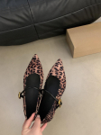Moodsad Naiste Korterkingad 2024 Uued Terava Otsaga Loomanahaprindiga Vabaaja Kingad Naistele Madala Kontsaga Hingavad V&auml;litingimustes Pehmed Mary Jane Kingad 35 leopard