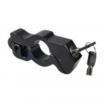 Mootorratta juhtraua lukk Juhtraud piduri k&auml;epide Tahke lukk, mis j&auml;ljendab varguse luku t&otilde;mbevarda ATV mustuse t&auml;navajalgrattad vargusvastased sinine