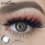 EYESHARE 1 Pair Natural Black Colored Contact Lenses for Eyes BEAUTYEYE Yearly Use