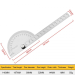 14 cm 1 tk nurgajoonlaud jagamism&otilde;&otilde;tur 180 kraadi poolringikujuline puusepa nurgajoonlaud h&otilde;be