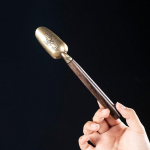 1 tk teelusikas eebenipuu teelusikas t&auml;ispuidust retro loominguline teek&uuml;hvel Tee Kongfu teetseremoonia tarvikud kingitus onesize