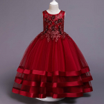 Lastekleit Printsessikleit Satiinist &uuml;hev&auml;rvilise Performance Tordikleidiga 110 roosa