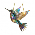 Koolibri p&auml;ikesep&uuml;&uuml;dja ​​j&otilde;ulukaunistus V&auml;rviline akr&uuml;&uuml;list aknarippuv ornament Mitmev&auml;rviline koolibri p&auml;ikesep&uuml;&uuml;dja ​​aeda