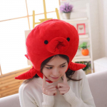 Octopus Hat Cosplay Photo Props Toy Cap for Halloween Festival Birthday Dress up