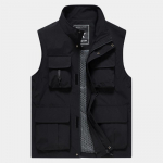 &Otilde;huke kiiresti kuivav vest meeste vabaaja vaba aja veetmiseks mitme taskuga vestiga, &otilde;lale m&otilde;eldud &uuml;lisuurte t&ouml;&ouml;r&otilde;ivaste jaoks XXXXXL