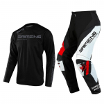 motokrossi k&auml;igukomplekt lastele 4 5 6 7 8 9 10 11 12 13 aastat Noor laps Mootorrattapoiss t&uuml;druk Jersey Pant Kits v&otilde;istluskost&uuml;&uuml;m Off-road Enduro MX MTB L-24