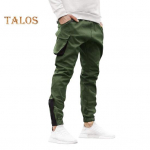 Meeste Cargo P&uuml;ksid pahkluudega pingutusn&ouml;&ouml;riga elastne v&ouml;&ouml;koht lahtised &uuml;hev&auml;rvilised taskutega dressip&uuml;ksid Retro stiilis pahkluu pikkusega p&uuml;ksid S helehall v&auml;rv