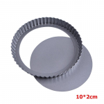 LMETJMA 6-suurune mini-tordipann eemaldatava p&otilde;hjaga, s&uuml;sinikterasest Quiche-pirukapann Mittekleepuv &uuml;mmargune tortivorm pirukate jaoks JT234