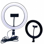 26 cm ringvalgusti ja lauaarvuti statiiv mobiiltelefoni otse&uuml;lekande jaoks &ndash; 10-tolline LED Beauty Fill Light 26cm fill light