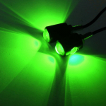 2 tk 12 V LED numbrim&auml;rgi tuli mootorratta signaallamp mini suunatule tagatule piduri udutule pirn punane