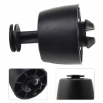 Uus stiilne tungraua pistiku kate autoosad 1tk A0029974786 must autotarvikud tungraua padja pistiku kate plastikust Mercedesele CHINA