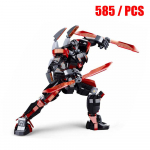 Sluban Pacific Rim Hunter Robot Mecha Warrior Ehitusplokid Saber Athena Bracer Phoenix Classic Movie Model Boyfriend Kingikomplekt