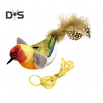 Chirping Bird Cat m&auml;nguasi interaktiivne simulatsiooniga elektriline linnupuutetega aktiveeritav pl&uuml;&uuml;skassi tiirus siseruumides kasutatavatele kassidele ja koertele C