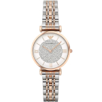 Emporio Armani Naiste k&auml;ekell AR1926 T-Bar Gianni kahetooniline 32 roosa kuldne v&auml;rv