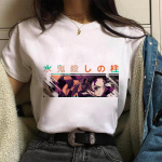 Nezuko Demon Slayer Anime t-s&auml;rk Koomiksite jaapani graafilise tr&uuml;kiga multifilmi T&auml;navar&otilde;ivad Top Oversized Tee Naiste/meeste T-s&auml;rk L