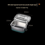 304 roostevaba terasega l&otilde;unakarp, kahekihiline, suletud, termiline bento karp, kaasaskantav toidu s&auml;ilitusn&otilde;u, soojenduskauss