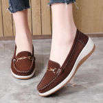 Naiste hobuseraua pannaldega mokassiinid, s&otilde;idu-mokassiinid, mugavad vabaaja peales&otilde;idetavad pluss-suuruses minimalistlikud rasedus-&auml;ri-kontorijalatsid EU: 35 must