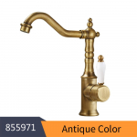 Valamu segistid Antiikv&auml;rvi messingist kraana Vannitoa segistid Kuuma ja k&uuml;lma vee segisti kaasaegne segisti kraan torneira 855971